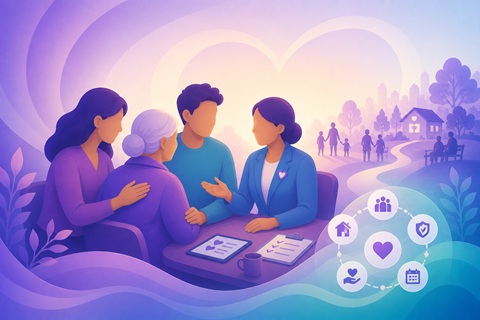 A family with a dedicated Partner